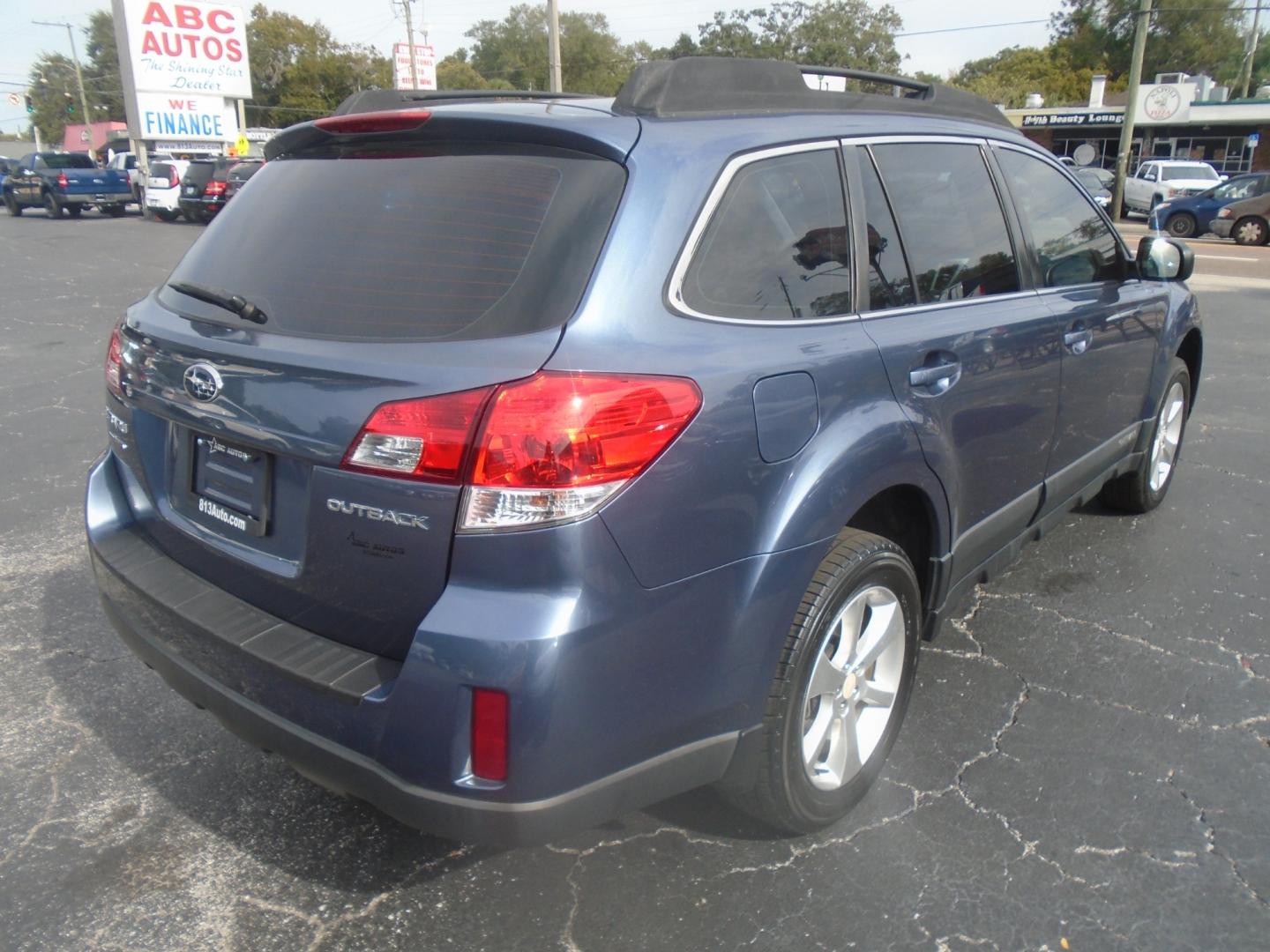 2014 Crystal Black Silica Subaru Outback 2.5i (4S4BRCAC6E3) with an 2.5L H4 DOHC 16V engine, located at 6112 N Florida Avenue, Tampa, FL, 33604, (888) 521-5131, 27.954929, -82.459534 - Photo#3